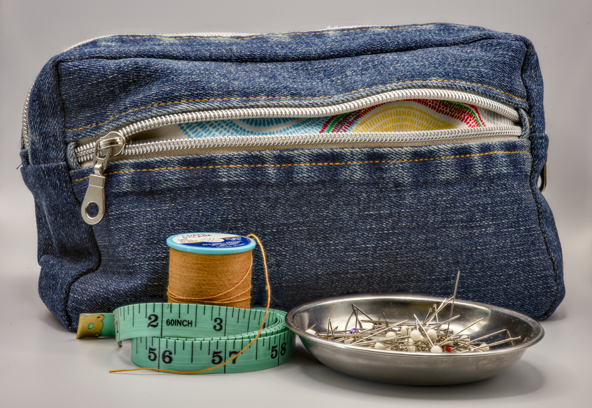 Sewing classes - denim bag