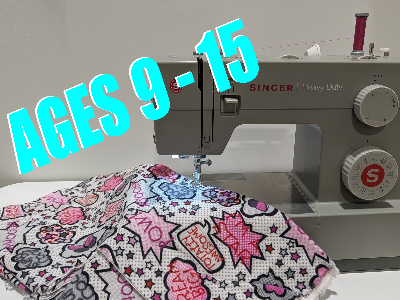 Machine sewing basics (Kids and teens, 5 classes)